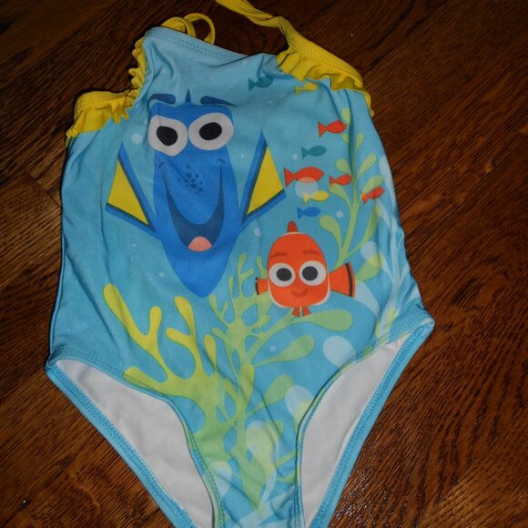 Pixar Finding Dory Girls 2-Piece Tankini Swimsuit - Size 6/6X